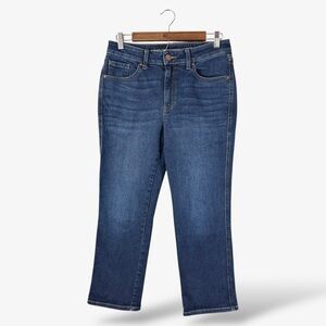 Chico’s DefineMe Denim Straight Leg Crop Jeans Size 0.5 (US 6) Medium Wash